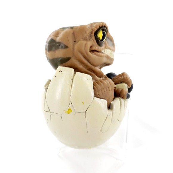 Vintage Jurassic Park Lost World Gurglin Dino Eggz Velociraptor 1997 4Kidz - Picture 3 of 5